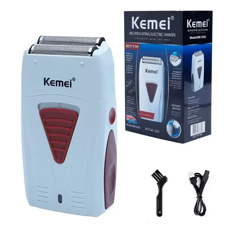 Kemei — Kemei KM-3382: la más barata que sigue siendo una afeitadora de verdad